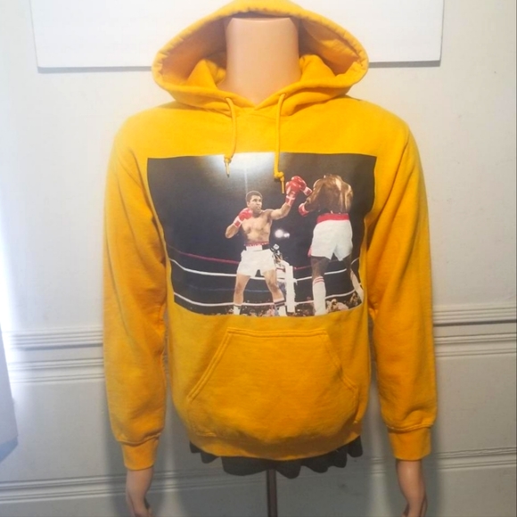 Muhammad Ali Yelli Hoodie Small - Picture 1 of 5